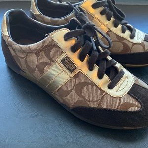 Coach Kelson logo tennis walking shoes 8